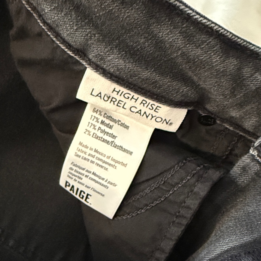PAIGE Dark Laurel Canyon Flare Women's Jeans - Picture 3 of 5